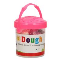 Emmer met Gekleurde Klei, 11 delig - Roze (N) - thumbnail