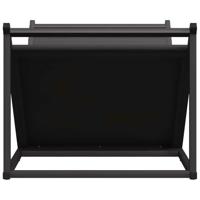 Brandhoutrek 70x43x34,5 cm koudgewalst staal zwart - thumbnail