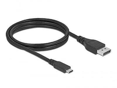 Delock 86040 USB-C-kabel DisplayPort / USB Aansluitkabel USB-C stekker, DisplayPort-stekker 1.5 m Zwart Vergulde steekcontacten, 4K UHD, Afgeschermd Delock 86040 USB-C-kabel DisplayPort / USB Aansluitkabel USB-C stekker, DisplayPort-stekker 1.5 m Zwart Vergulde steekcontacten, 4K UHD, Afgeschermd