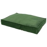 Madison hondenkussen velvet 100x70x15 cm groen - thumbnail