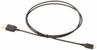 Amazon Basics 7A82V4 aansluitkabel, USB 2.0, USB-A-stekker naar Micro USB B-stekker (1 stuk), 0,9 m, zwart - thumbnail