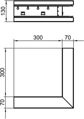 OBO Bettermann 6277210 Montageaccessoire (b x h) 130 mm x 70 mm 1 stuk(s)