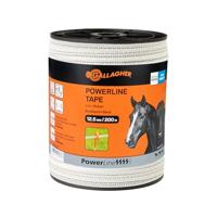 Gallagher PowerLine lint 12,5mm wit 200m - 026237 026237 - thumbnail