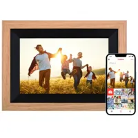 Rollei Smart Frame WiFi 105 Wooden Br - thumbnail