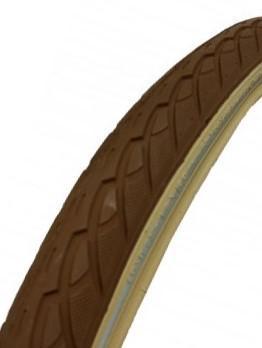 Deli tire buitenband 28x1.75 47-622 bruin/creme breaker reflectie