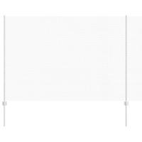 VidaXL Hek met paal zilver 1,6 x 25 m staal - thumbnail