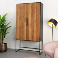 Sohome Opbergkast 'Manilla' Teak, 116 x 220cm - thumbnail