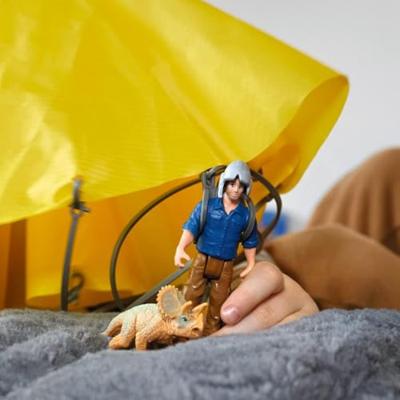 Schleich Dinosaurs - Dino parachute-reddingsbrigade speelfiguur - thumbnail