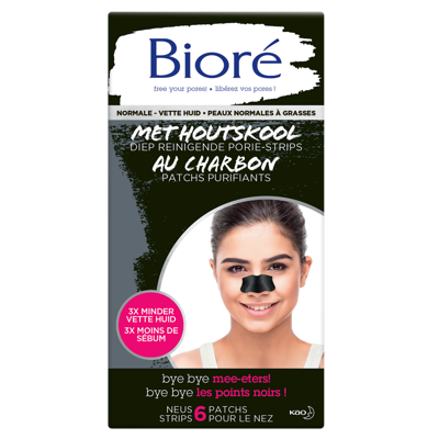 Biore Oil Control Natural Charcoal Poriestrips