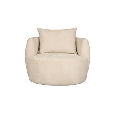 Dutchbone Fauteuil 'Rocca' Geweven stof, kleur Latte Dutchbone Fauteuil 'Rocca' Geweven stof, kleur Latte