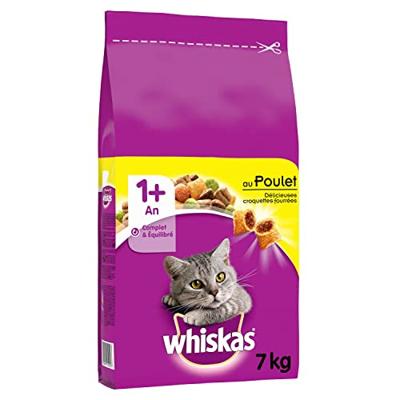 Whiskas Adult 1+ met kip kattenvoer 2 x 7 kg - thumbnail