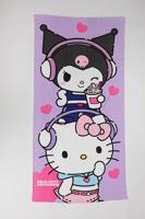 Ty Hello kit & kuromi strandlaken - 70x140 cm - thumbnail