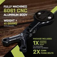 Jrc - wahoo stuurhouder computer mount underbar cannondale knot & save zwart - thumbnail