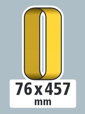 Wolfcraft Schuurbanden | K40, 80, 120 | 76 x 457mm | 5 stuks - 8415000