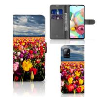 Samsung Galaxy A71 Hoesje Tulpen - thumbnail
