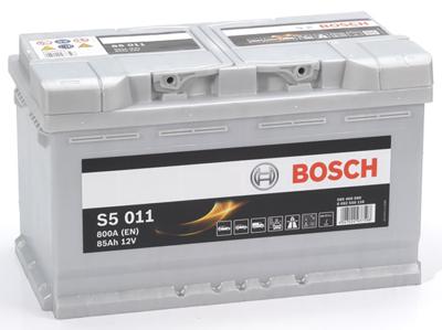 Bosch auto accu S5011 - 85Ah - 800A - voor voertuigen zonder start-stopsysteem S5011