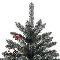 VidaXL Kunstkerstboom met 150 led groen 150 cm pvc en plastic en staal - thumbnail