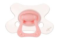 Difrax Fopspeen natural 12+ maanden bubble gum rose (1 st) - thumbnail