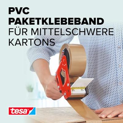 Tesa Verpakkingsplakband PVC | zeemleer | lengte 66 m | breedte 50 mm wiel | 6 stuks - 04120-00042-00 04120-00042-00 Tesa Verpakkingsplakband PVC | zeemleer | lengte 66 m | breedte 50 mm wiel | 6 stuks - 04120-00042-00 04120-00042-00