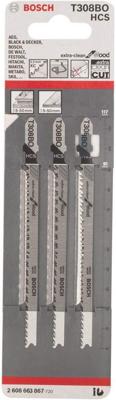 Bosch Accessoires decoupeerzaagblad t 308 bo extraclean for wood 3st - 2608663867 Bosch Accessoires decoupeerzaagblad t 308 bo extraclean for wood 3st - 2608663867