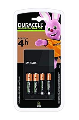 Oplader + Oplaadbare Batterijen DURACELL CEF14 2 x AA + 2 x AAA HR06/HR03 1300 mAh (1 Stuks)