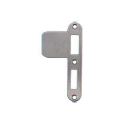 Nemef sluitplaat - afgerond - vp1279/17 RVS - draairichting 2-4 lange lip