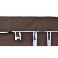 Kledingkast stof bruin - thumbnail