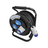 Pro Plus Kabelhaspel 25m Schuko en CEE - thumbnail