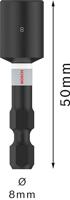 Bosch Accessories Bosch Power Tools 2608522351 Dopsleutel-bitinzet 8 mm 1/4 - thumbnail
