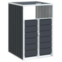 VidaXL Containerberging voor 1 container 72x81x115 cm staal antraciet - thumbnail