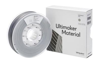 UltiMaker ABS - M2560 Silver 750 - 206127 Filament ABS kunststof 2.85 mm 750 g Zilver 1 stuk(s)