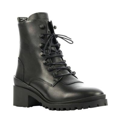 Nubikk Jane Cone leren veterboots zwart Nubikk Jane Cone leren veterboots zwart