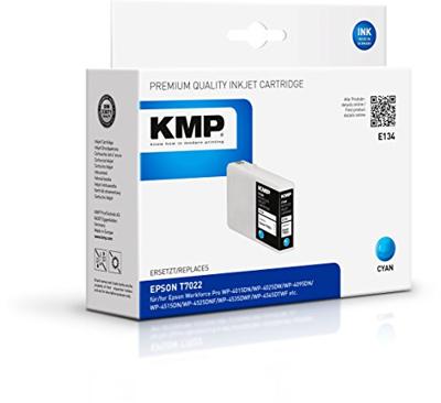 KMP Inktcartridge vervangt Epson T7022 Compatibel Cyaan E134 1620,4003