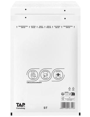 Envelop tap comebag luchtkussen 240x350mm 100st Envelop tap comebag luchtkussen 240x350mm 100st