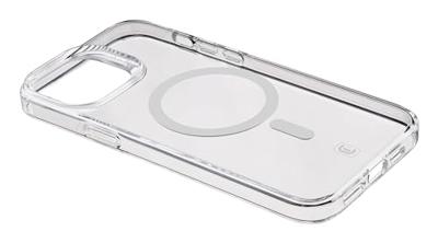 Cellularline GLOSSMAGIPH15T Backcover Apple iPhone 15 Transparant MagSafe compatible, Stootbestendig
