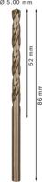 Bosch Accessoires Metaalboren HSS-Co, Standard 5 x 52 x 86 mm 10st - 2608585885 - thumbnail