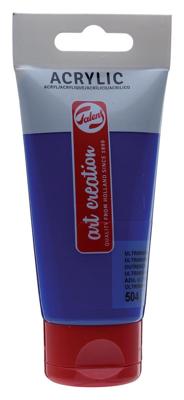 Talens art creation acrylverf tube 75ml ultramarijn 504