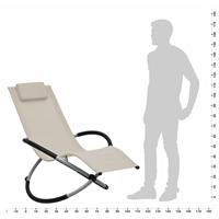 Kinderligbed staal crèmekleurig - thumbnail