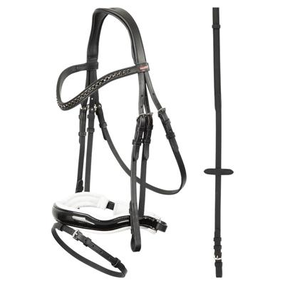 Premiere Lorient hoofdstel zwart/wit maat:full