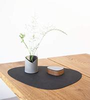 LIND DNA - Dinner Mat Curve - Placemat 37x44cm Nupo Black - thumbnail