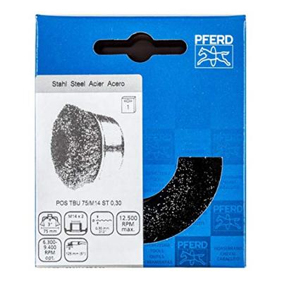 PFERD TOOLS 43469001 Komborstel ongetordeerd TBU Ø 75 mm M14 staaldraad-Ø 0,30 voor haakse slijpers 1 stuk(s)