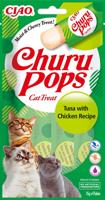 INABA Churu Pops Tonijn met Kip - Kattensnoepje - 4x15 g - thumbnail