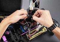 Killerbody uitlaatset met rook en LED voor 1/10 - thumbnail