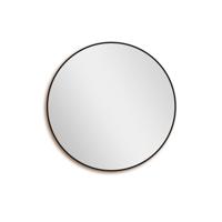 Saniclass Retro Line 2.0 Spiegel - rond - 120cm - frame - mat zwart SW7-120 - thumbnail
