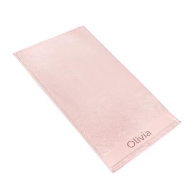 Handdoek borduren - Roze