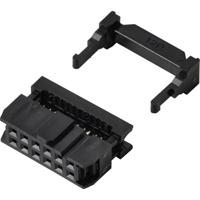 TRU COMPONENTS TC-13537772 Pinconnector Met trekonlasting Rastermaat: 2.54 mm Totaal aantal polen: 12 Aantal rijen: 2 1 stuk(s) - thumbnail