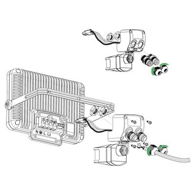 Theben 9070761 Bewegingsmelder 180 ° Zwart IP55