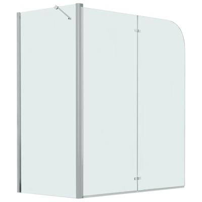 VidaXL Douche klapwand 120x68x130 cm esg
