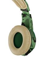 Trust Gaming Headset met Microfoon voor PS4, PS5, PC, Xbox Series X, Nintendo Switch, Xbox One GXT 310C Radius - Verstelbare Microfoon en Hoofdband, 1m Kabel - Jungle Camo - thumbnail