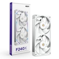 NZXT f240x rgb case fans (wit, 2 stuks, 240 x 120 x 30 mm, pwm) - thumbnail
